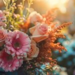 Mixed flower arrangement